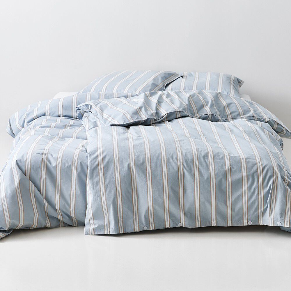&Oslash;kologisk senges&aelig;t Cocoon stripe - GOTS