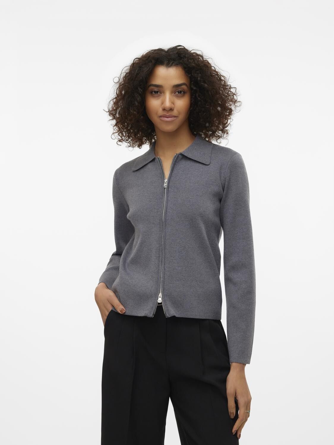 AWHANNA LS KNIT CARDIGAN NOOS