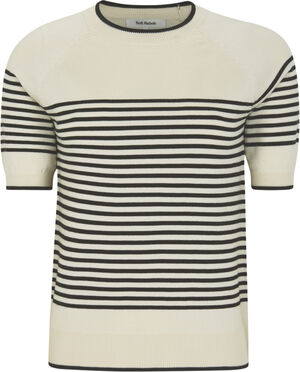 SRMarla SS O-neck Stripe Knit