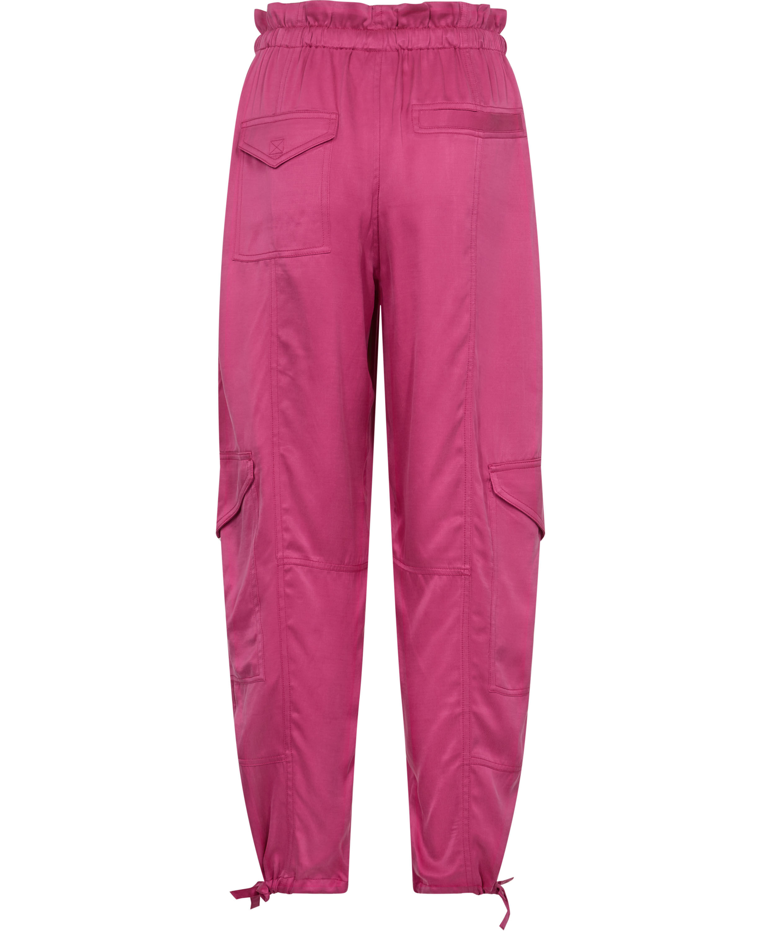 Washed Satin Pocket Pants