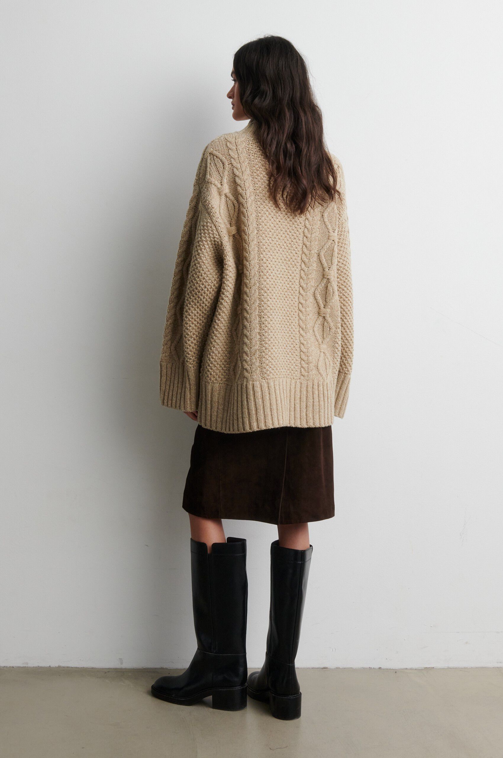 Zonie Suede Skirt