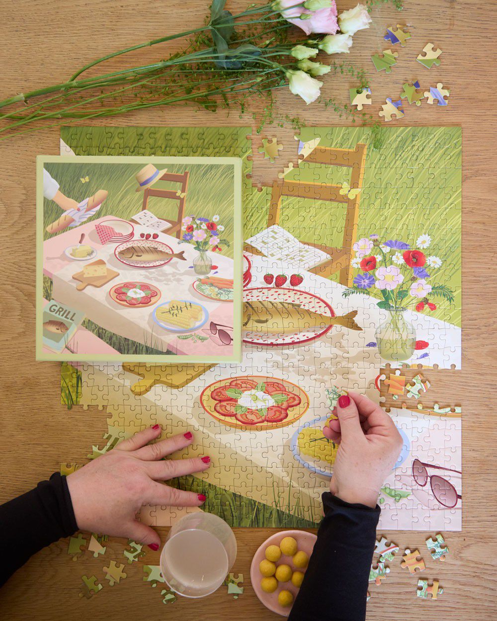 SUMMER TABLE & ME - puslespil med 500 brikker