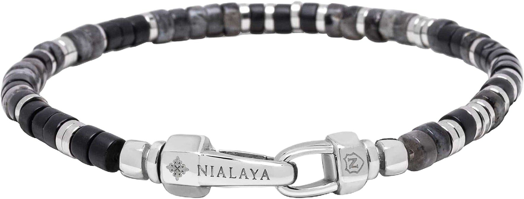 Midnight Onyx Heishi Bracelet