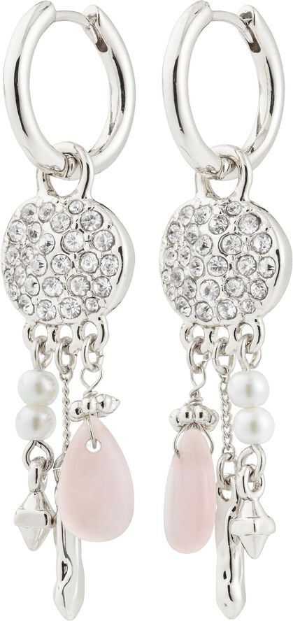 SHIFT hoop øreringe sølvbelagt