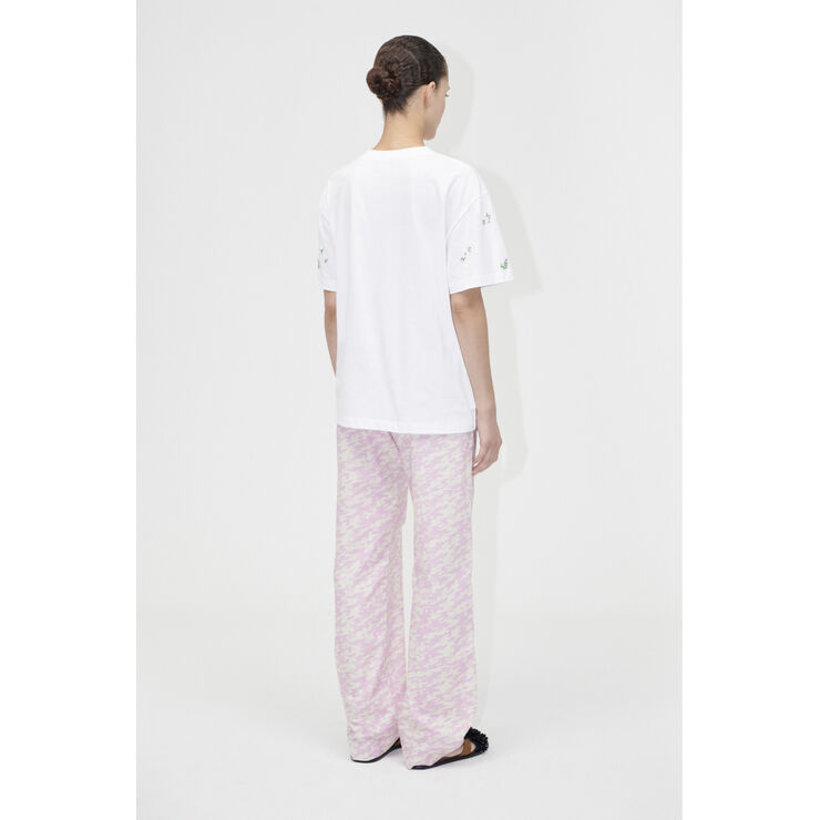 2366 Beaded Jersey, Oversize Short Sleeve T-Shirt