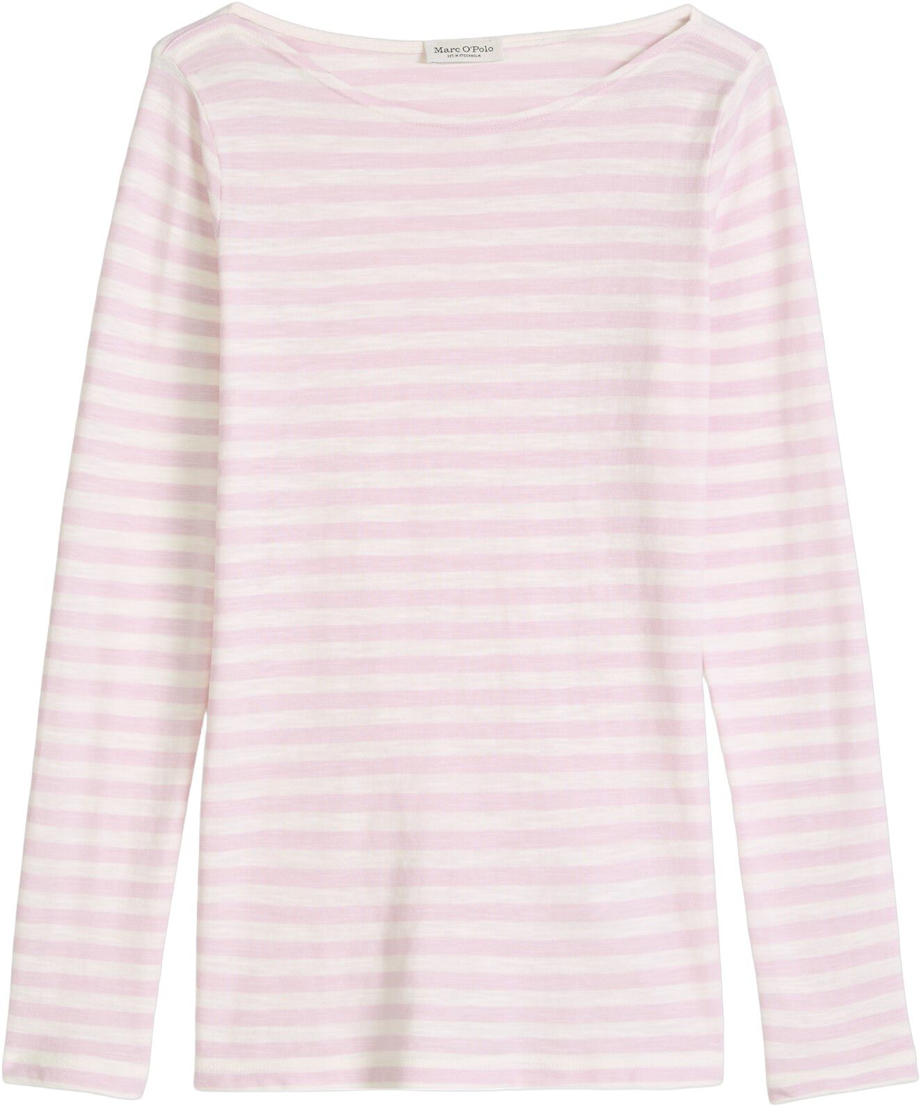 T-shirt, long sleeve, boat neck, st