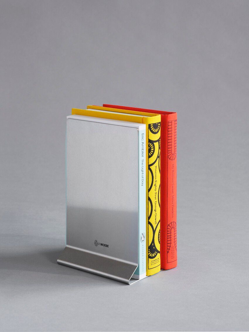 Book stand, Moebe x Penguin, Stainless Steel