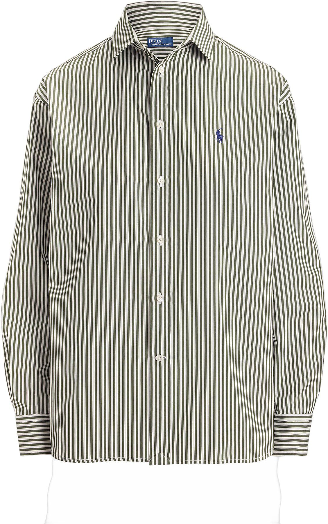 Relaxed Fit Striped Cotton Shirt