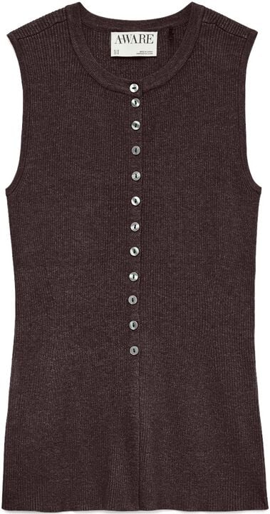 AWUKINO SL O-NECK KNIT VEST