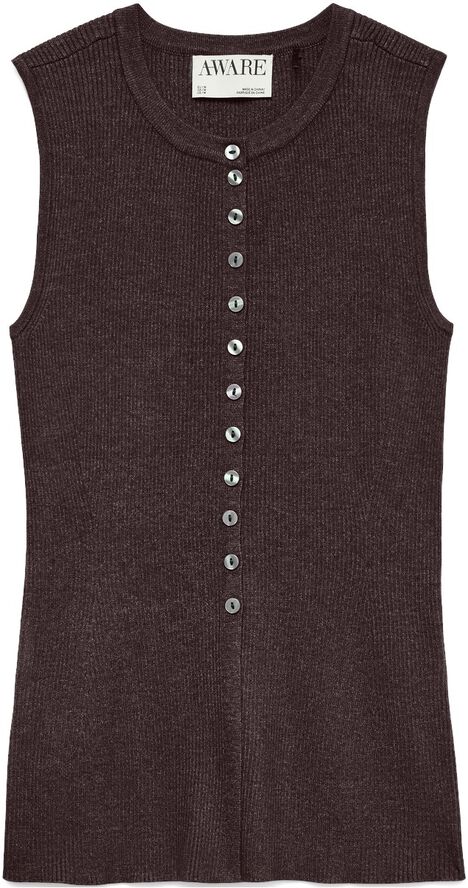 AWUKINO SL O-NECK KNIT VEST