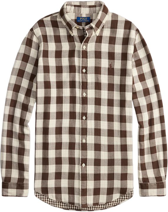 Custom Fit Plaid Double-Faced Shirt