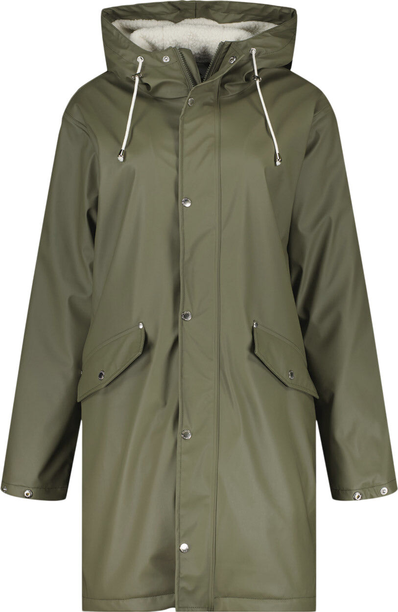Pile Lined PU Foret Regnjakke