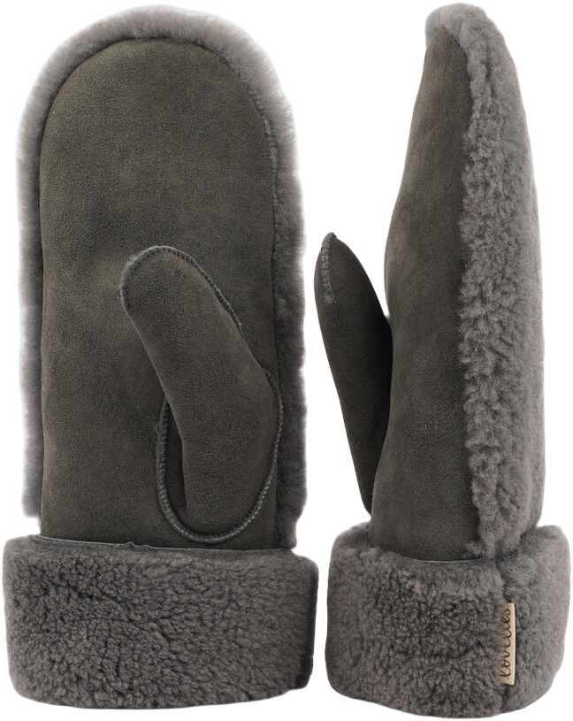 COLON - MITTENS - PALM OF SUEDE AND UPPER OF CURLY SHEARLING