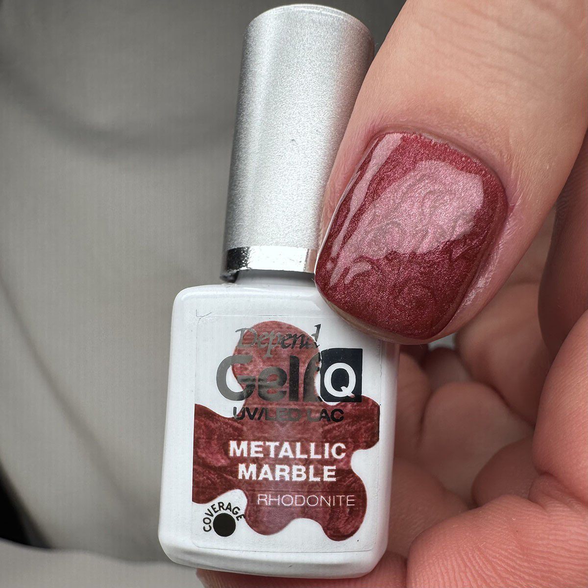 GeliQ Metallic Marble Rhodonite