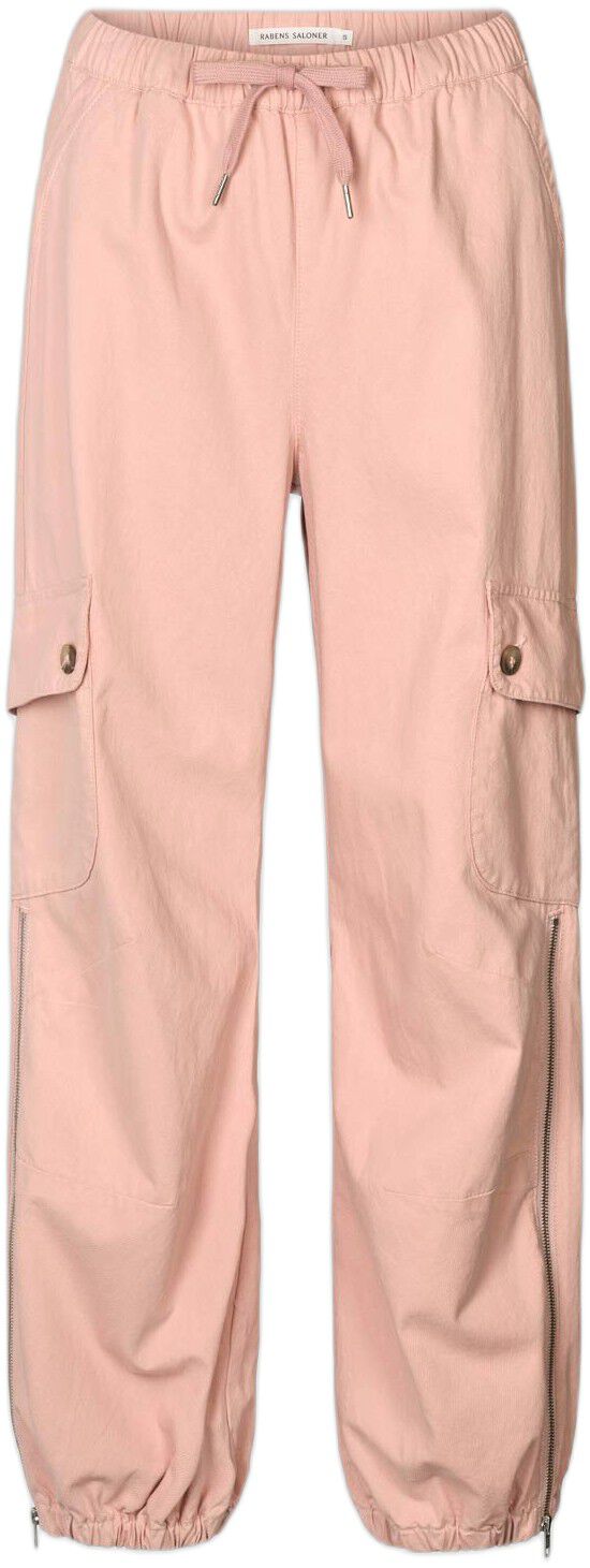Texture canvas pants with zip - Jus
