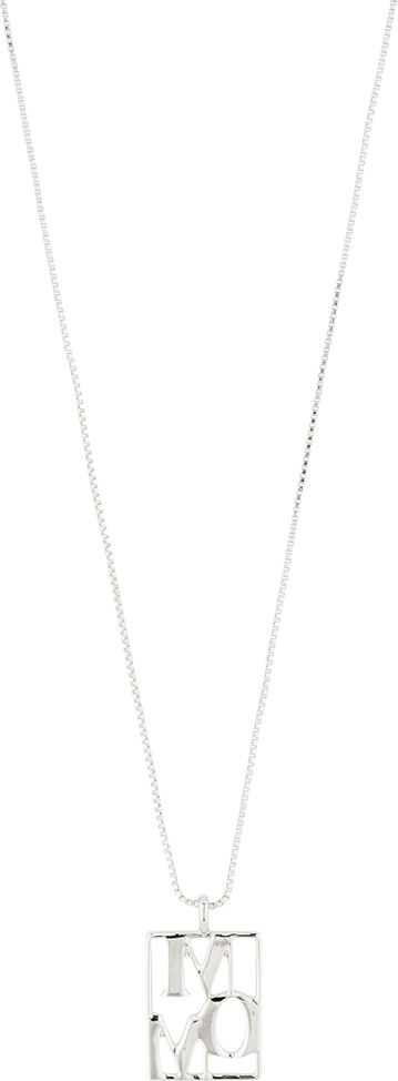 LOVE TAG, recycled MOM necklace silver-plated
