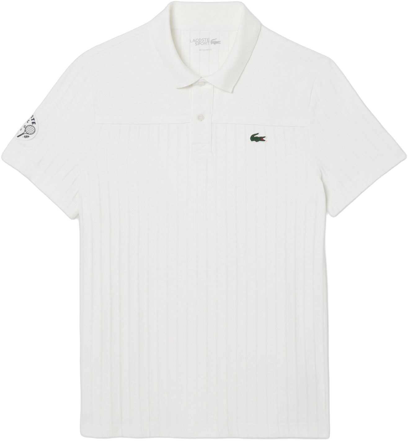 SHORT SLEEVED RIBBED COLLAR SHIRT