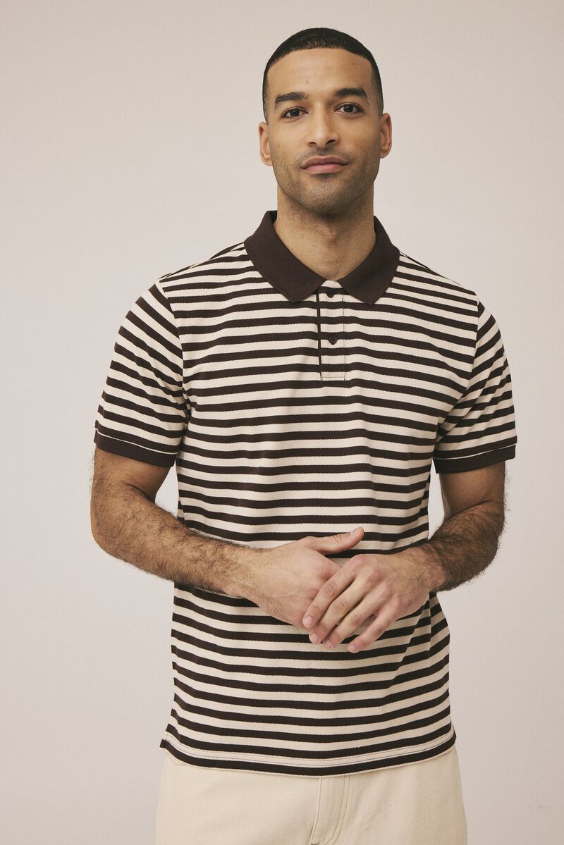 Maddox 3 Stripe Polo Gots