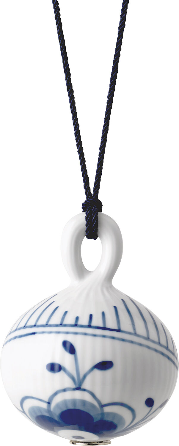 Bl&aring; Mega Riflet Julekugle #2 9,5 cm