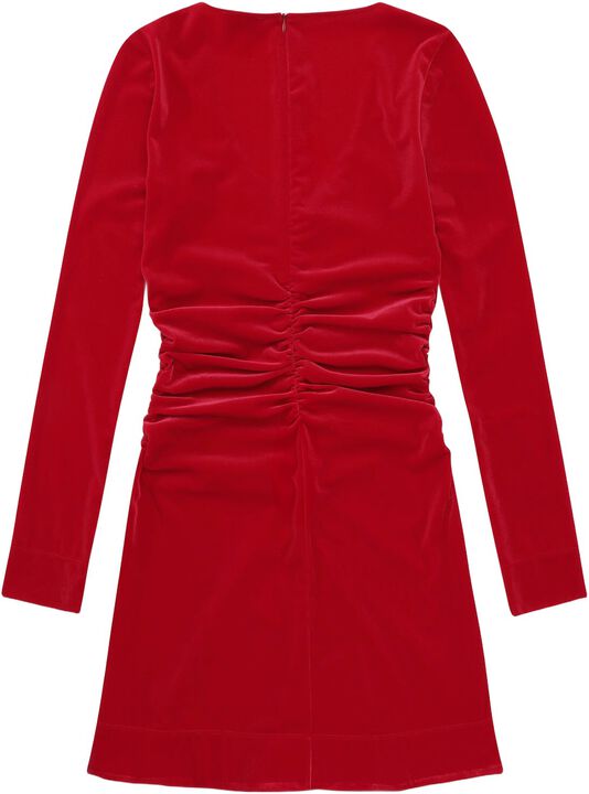 Velvet Jersey Mini Dress