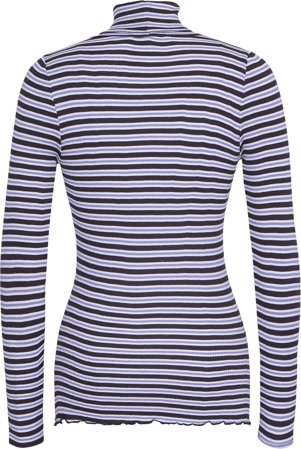 Silk t-shirt w/ roller neck