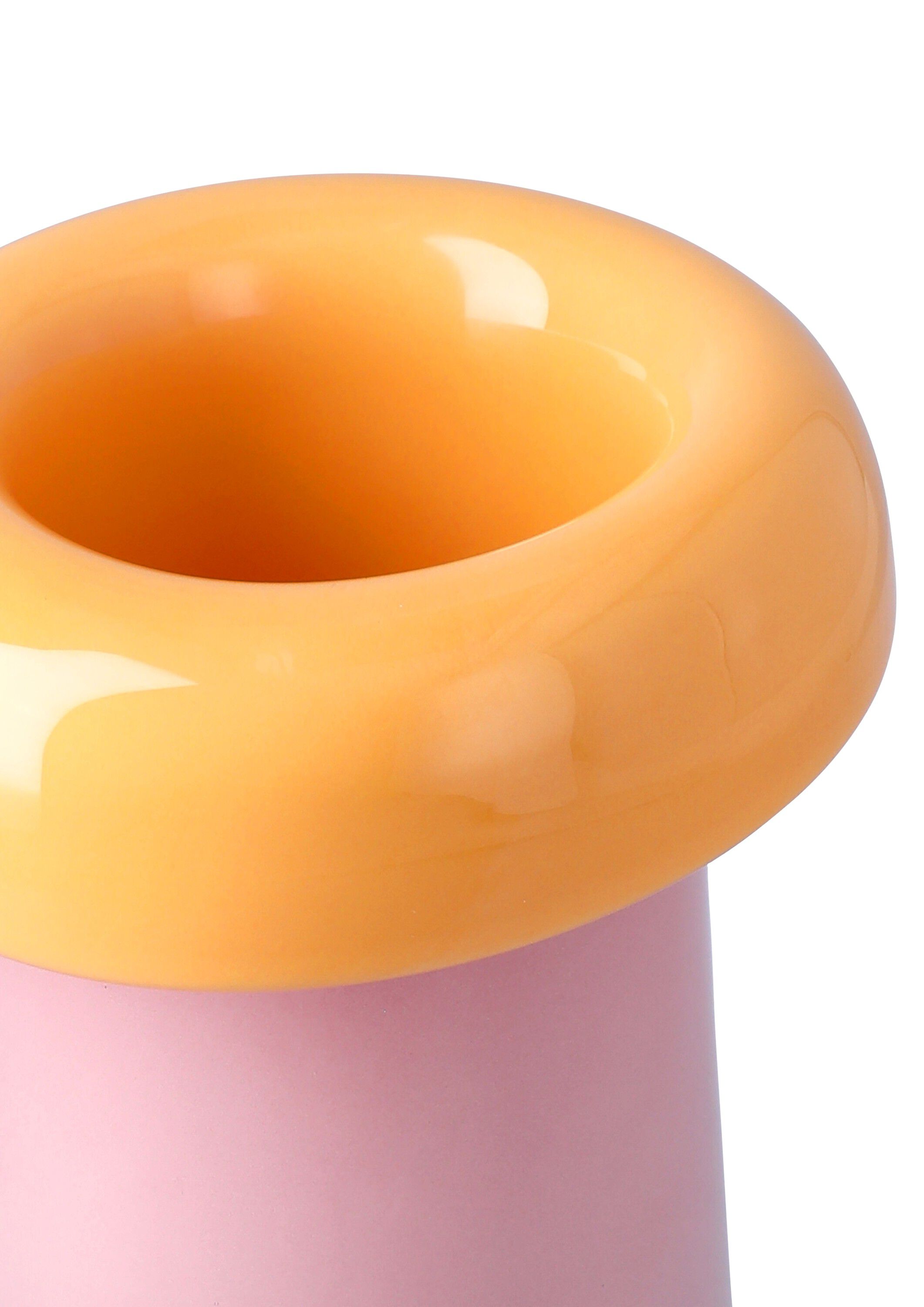 Soma Vase H16. 5 cm pink/orange