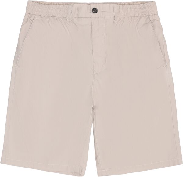 Fig Loose Poplin Elastic Waist String Shorts - Gots/Vegan