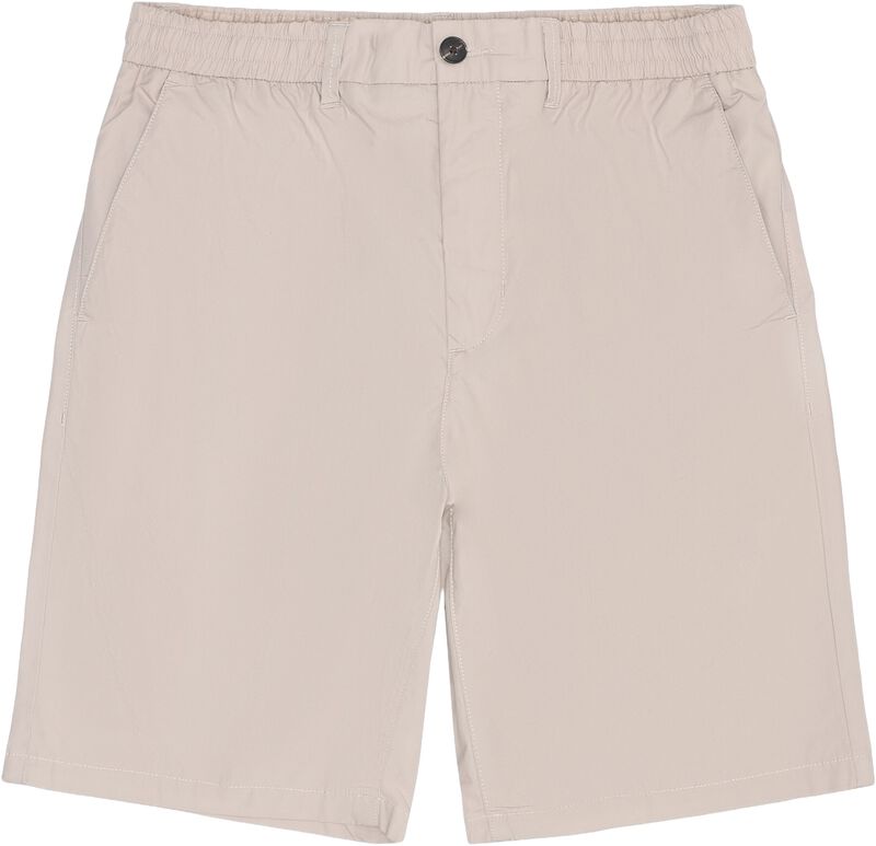 Fig Loose Poplin Elastic Waist String Shorts - Gots/Vegan