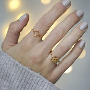 Bese Saka ring VERMEIL (925 Sterling silver gold plated 2. 5 micron)