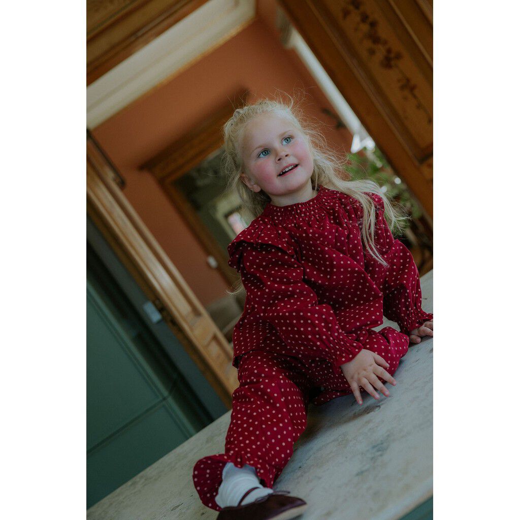 DOLLY DOT RUFFLE PANT
