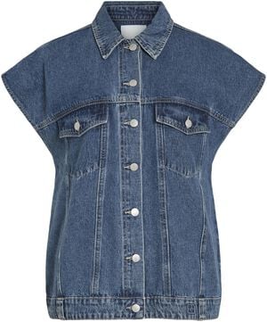 ROUJOLIE OVERSIZED DENIM VEST