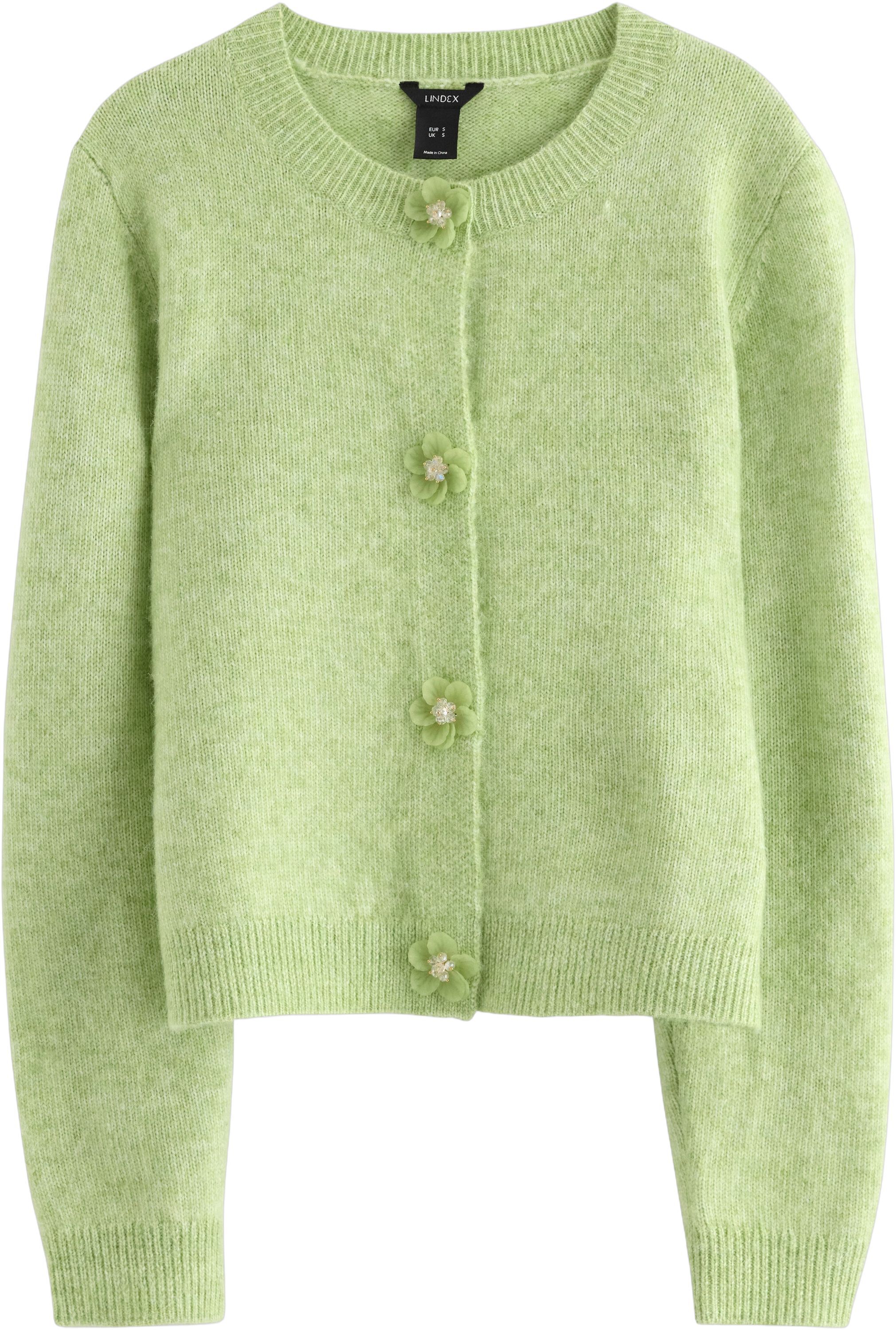 Strikket cardigan med en afslappet