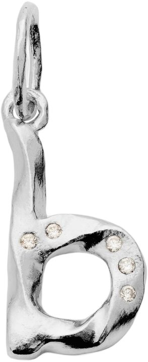 Alphabet Pendant Silver