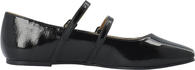 BIAROSE Karré Double Mary Jane Flat Faux Leather
