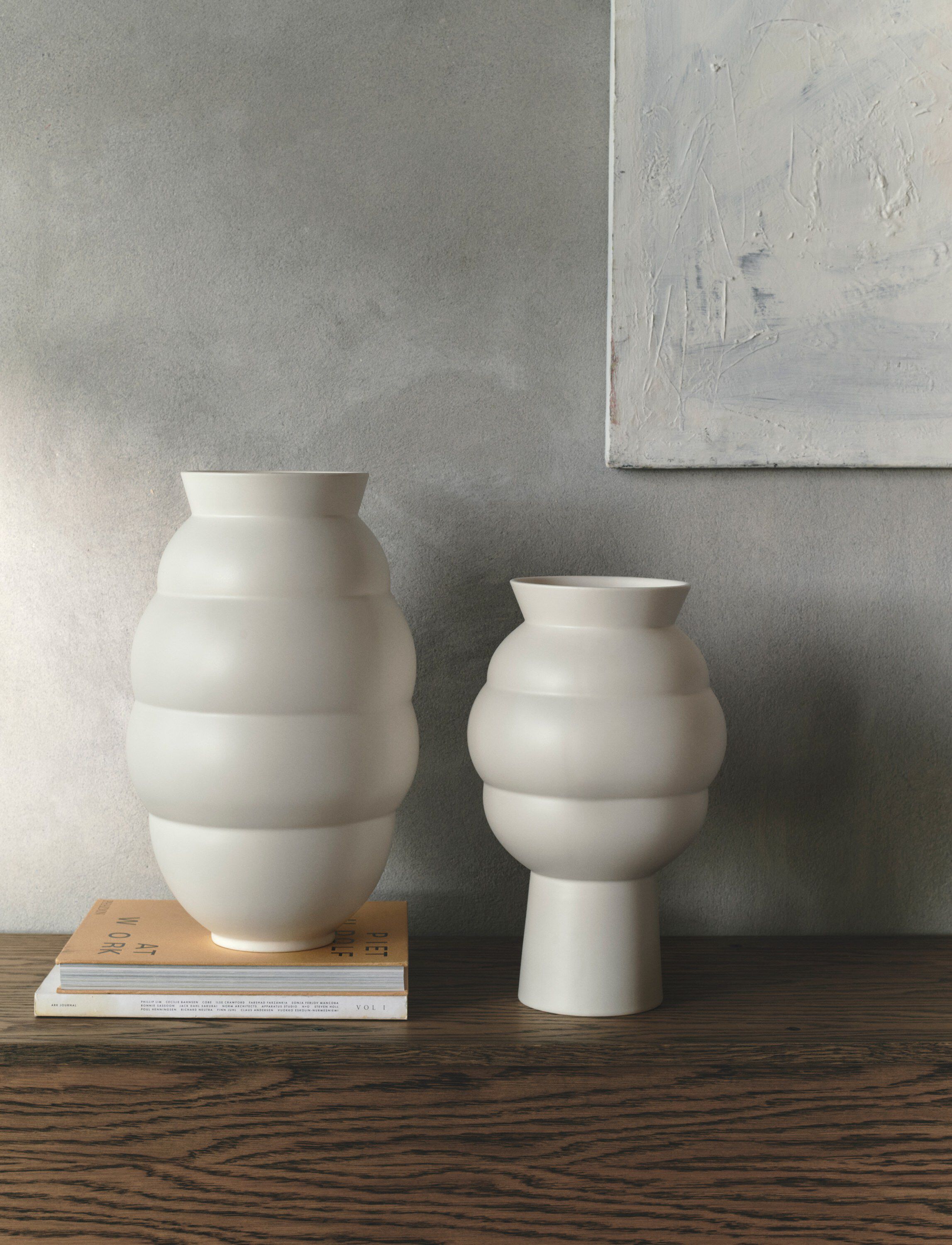 Tortus Archie vase No5 white