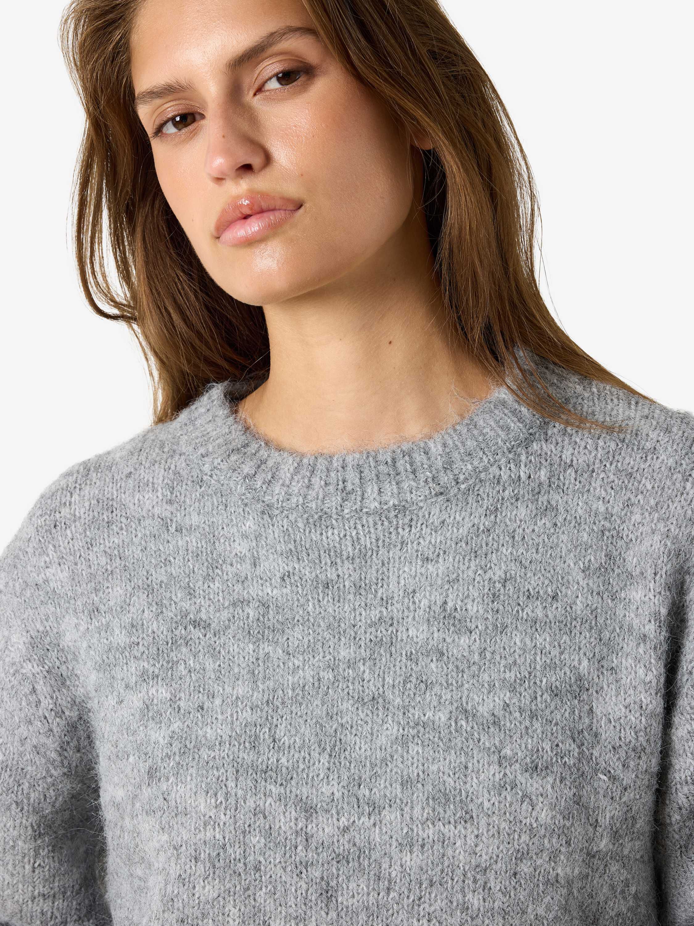 Strikket Nmsutton S/S O-hals Noos