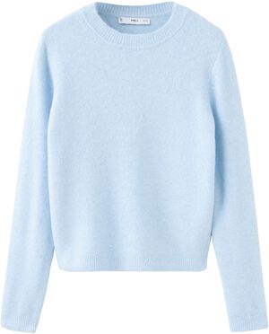 Round-neck knitted sweater