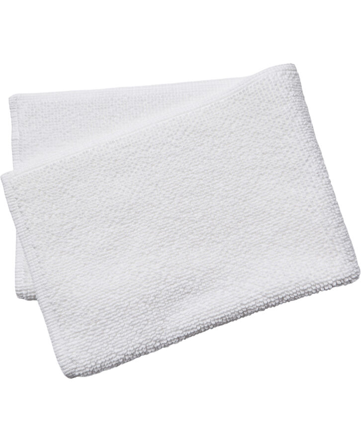 Bathmat stonewashed 60x90 white GOTS