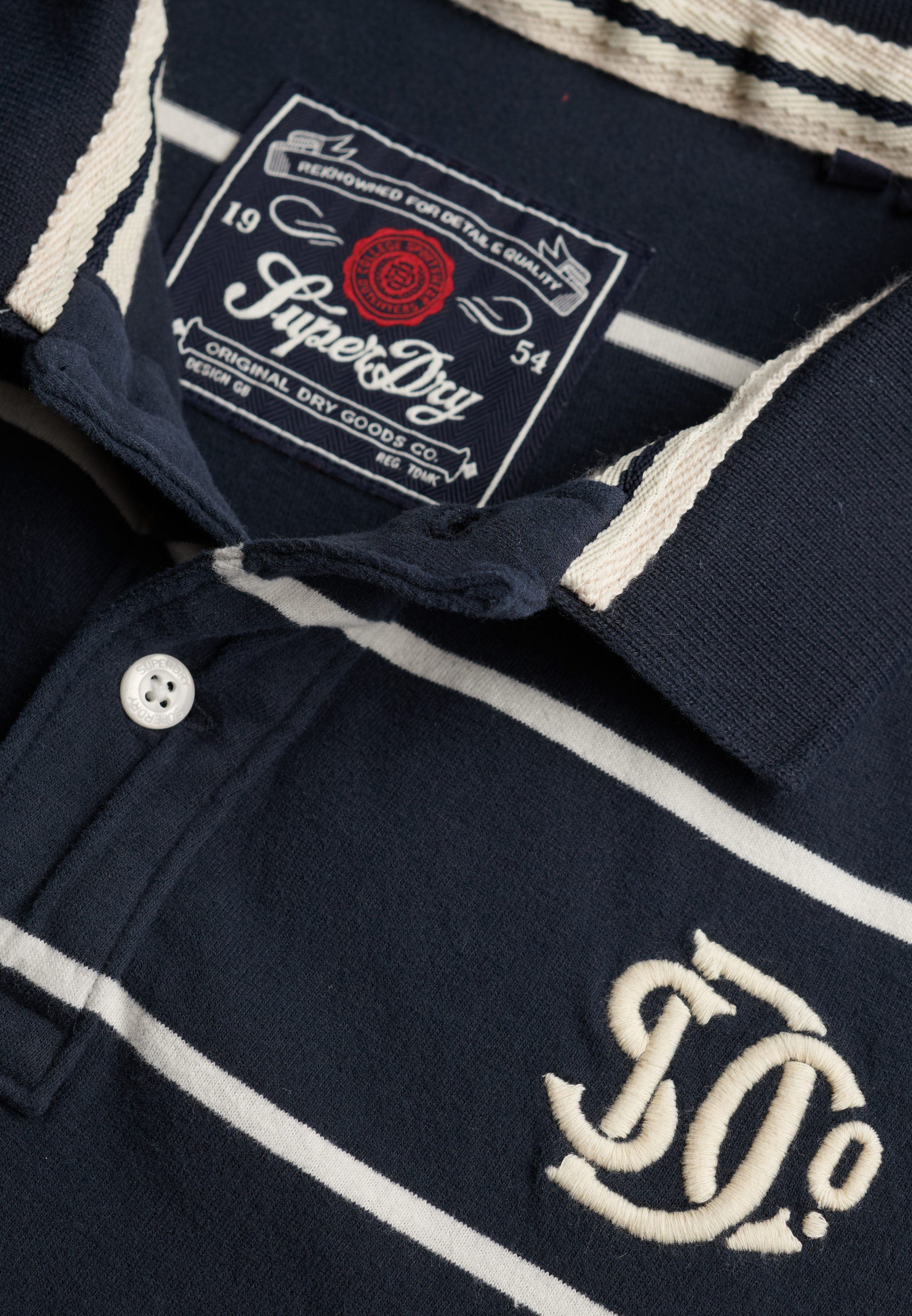 VINTAGE STRIPE JERSEY POLO