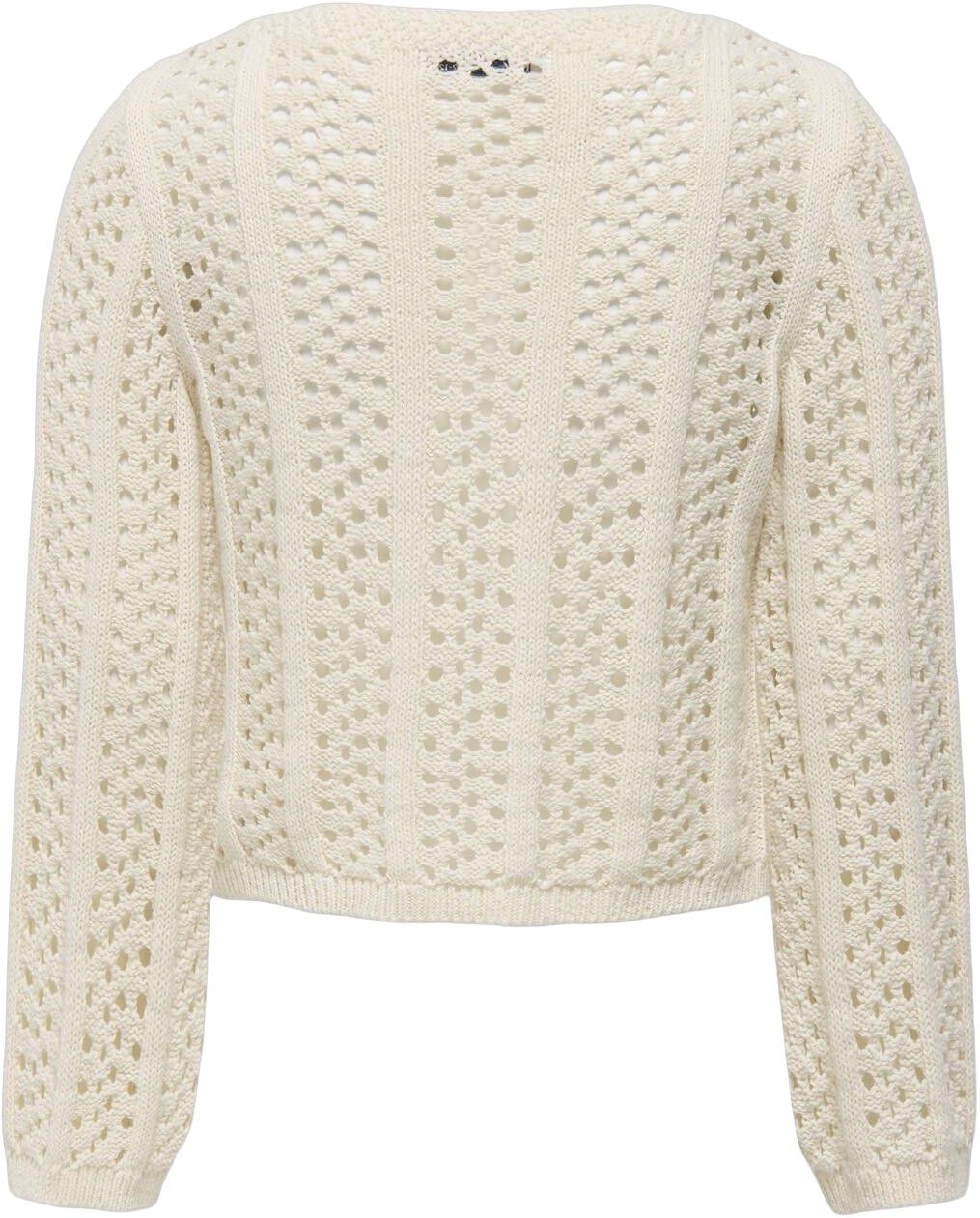 KOGMARINA LIFE 3/4 CROP V-NECK KNT