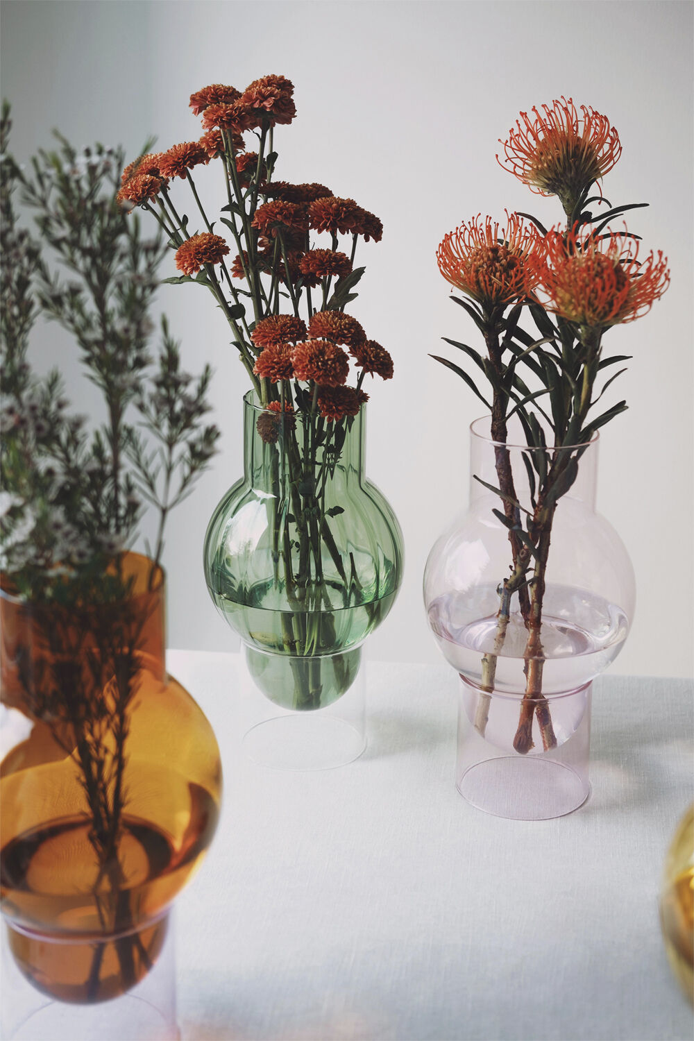 BUBBLE TUBE, LARGE, AMBER/ROSE, 90270A