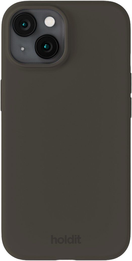 Silicone Case iPhone 15 Charcoal