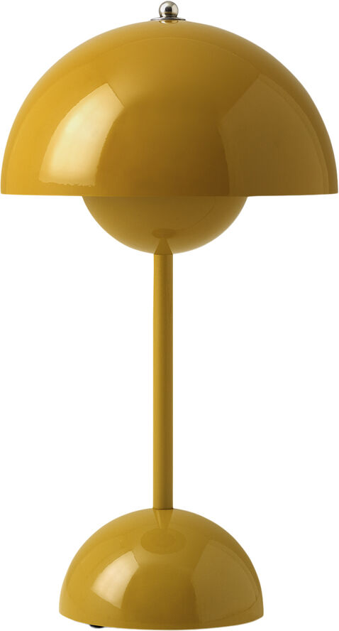 Flowerpot Portable Lamp VP9, Mustard, Magnetic Charger