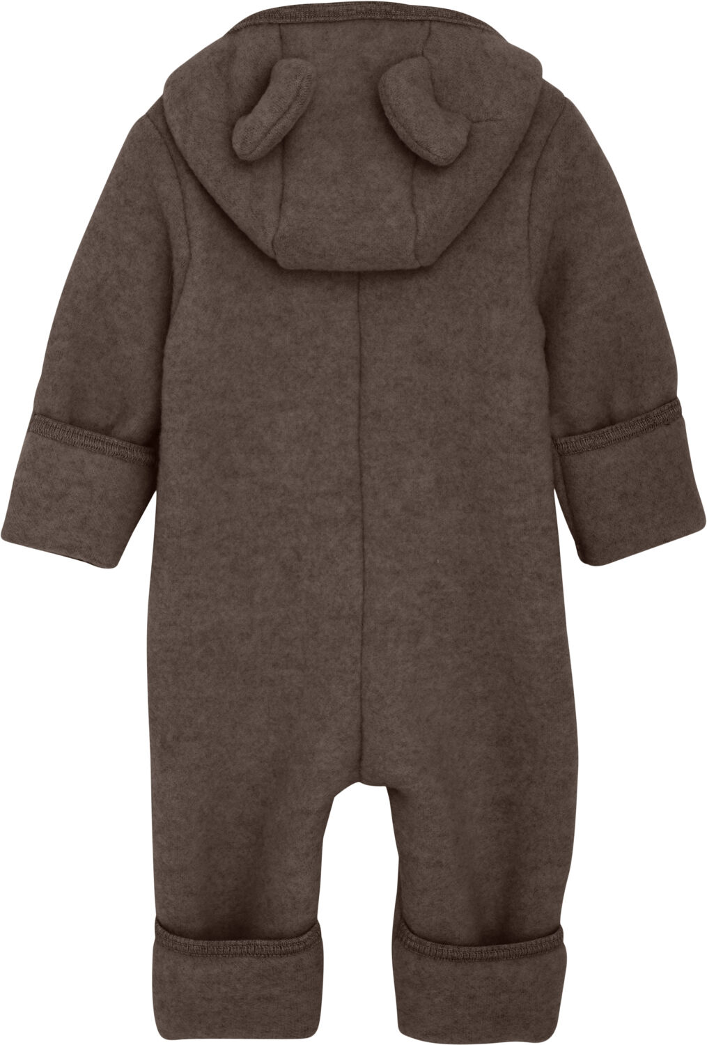 Pram Suit Ears Wool Fleece S