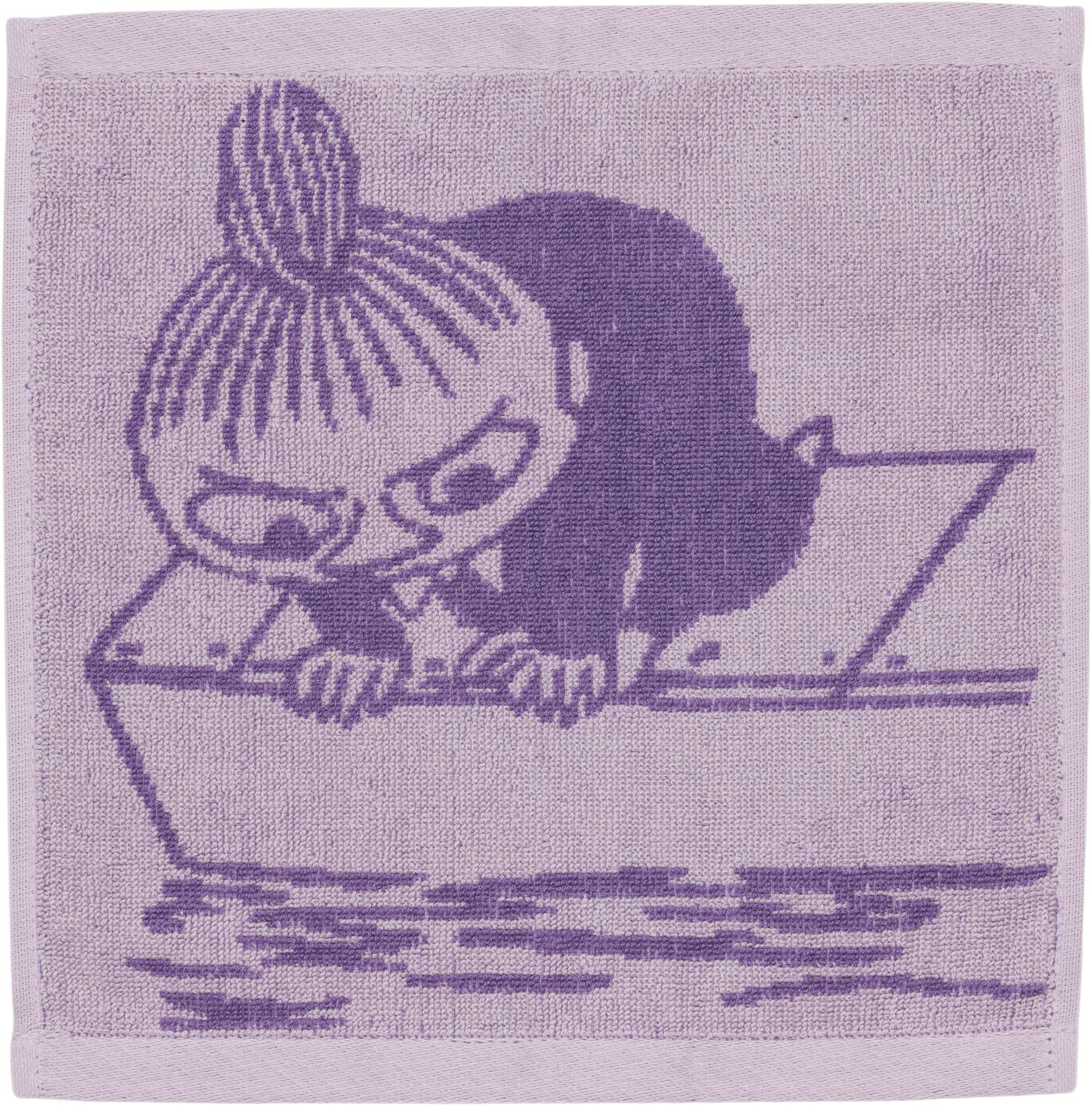Moomin tw 25x25 Little My purple GOTS