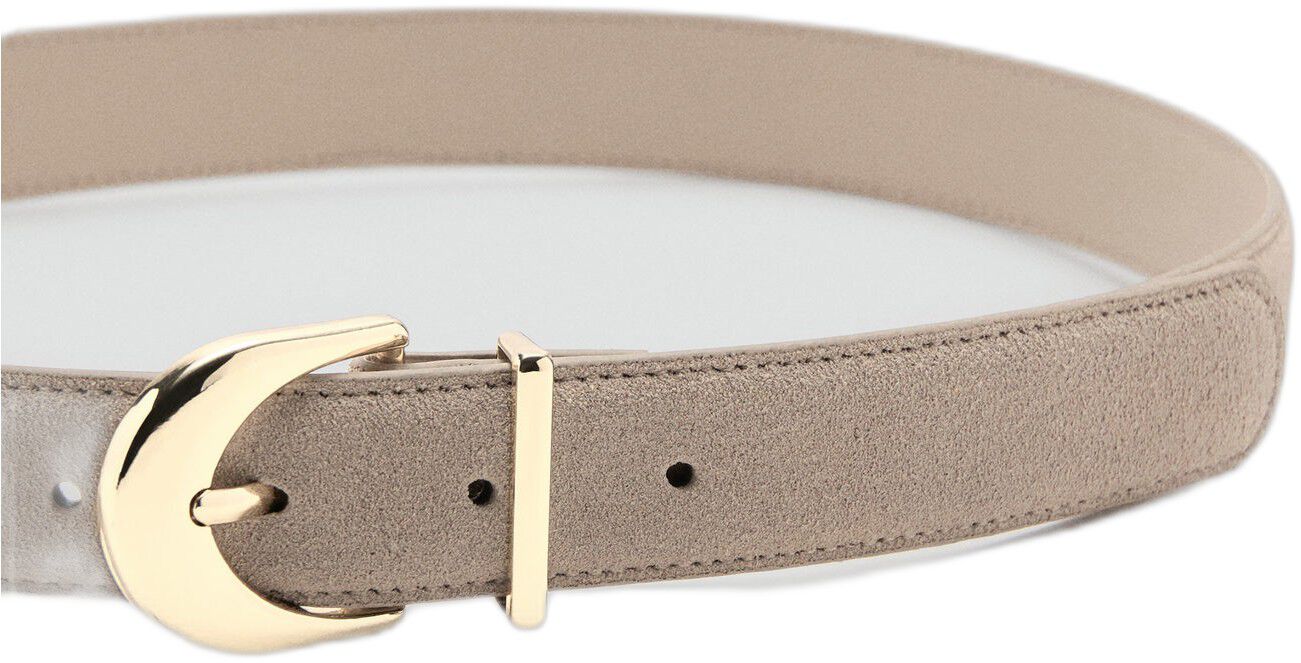 Oval buckle belt