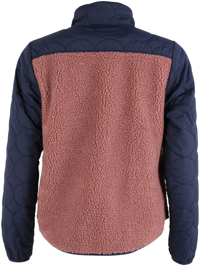 Danehazel Fleece Zip-Up Dk Navy/Rose Beige