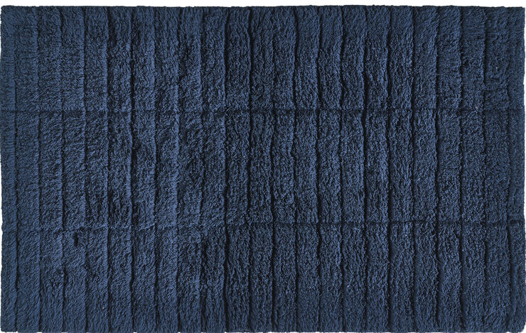 Bademåtte Dark Blue Tiles