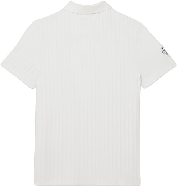 SHORT SLEEVED RIBBED COLLAR SHIRT