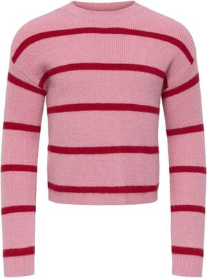 KMGFRANCA LIFE SHORT LS STRIPE KNT